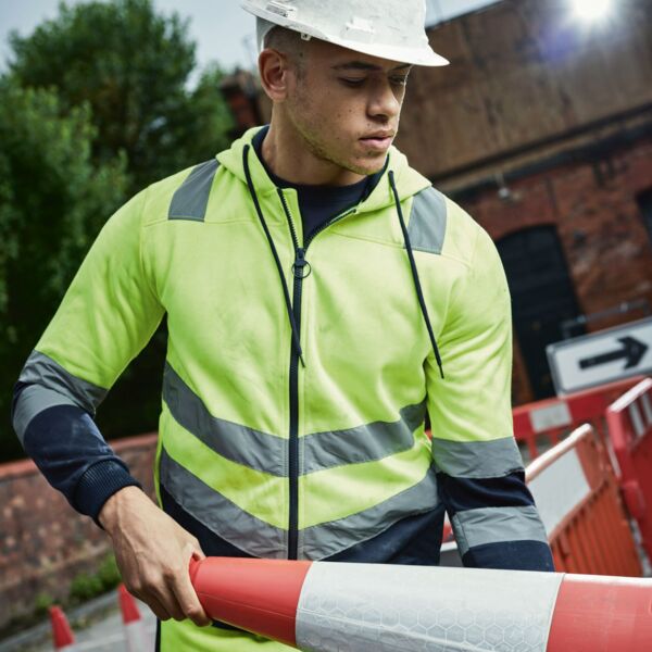 Regatta High Visibility Pro Hi Vis Full Zip Hoodie TRF625 Pro Hi Vis Full Zip Hoodie Thumbnail