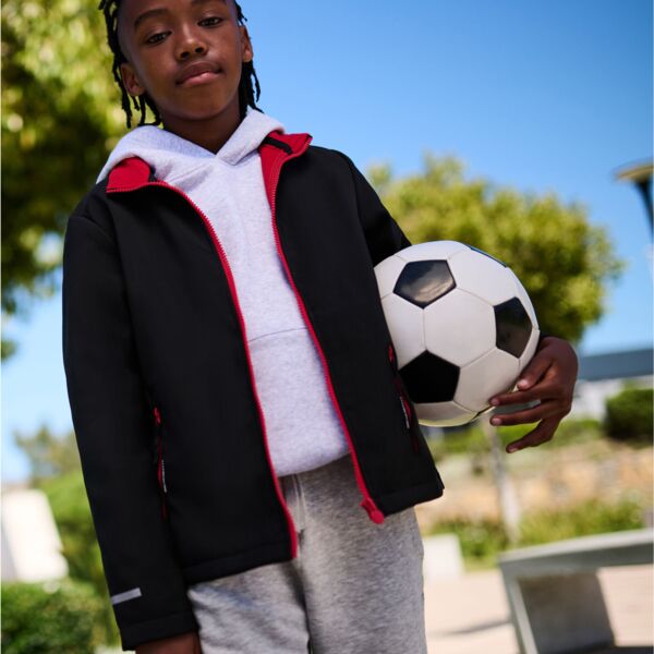 Regatta Junior Ablaze 2 Layer Softshell TRA732 Ablaze 2 Layer Softshell Thumbnail