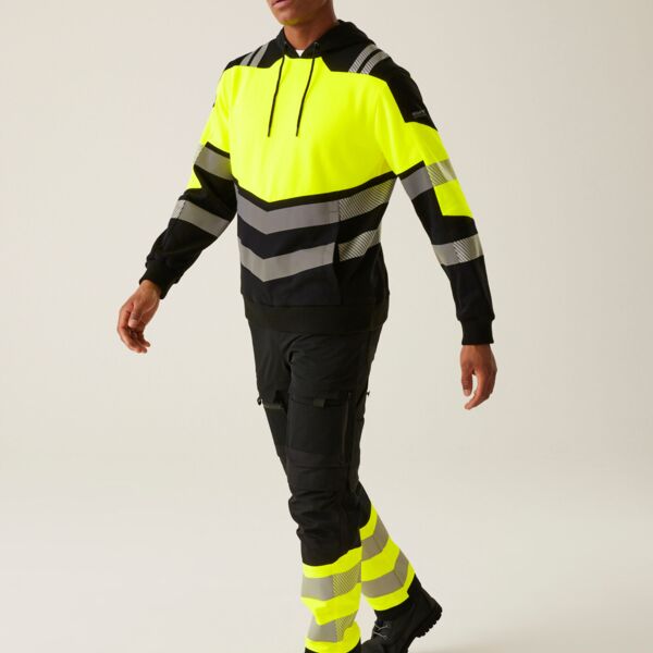 Regatta High Visibility Hi-Vis X-Pro Hoodie (Class 2) TRF780 Hi-Vis X-Pro Hoodie (Class 2) Thumbnail