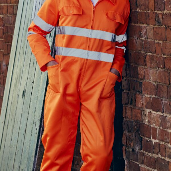 Yoko Hi-Vis Polycotton Coverall HV058-3M Hi-Vis Polycotton Coverall Thumbnail