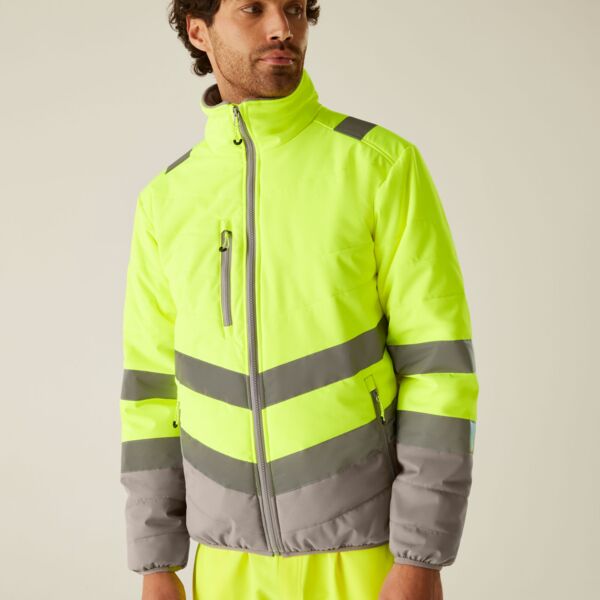 Regatta High Visibility Hi-Vis Two-Tone Thermal jacket TRA943 Hi-Vis Two-Tone Thermal jacket Thumbnail