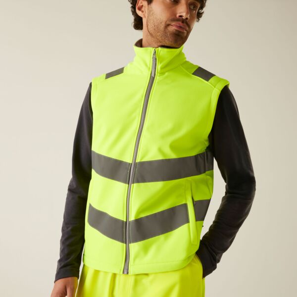 Regatta High Visibility Hi-Vis Pro Contract Ablaze Softshell Bodywarmer TRB201 Hi-Vis Pro Contract Ablaze Softshell Bodywarmer Thumbnail