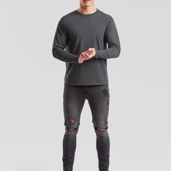 Fruit of the Loom Men's Valueweight Long Sleeve T-Shirt 61038 Men's Valueweight Long Sleeve T-Shirt Thumbnail