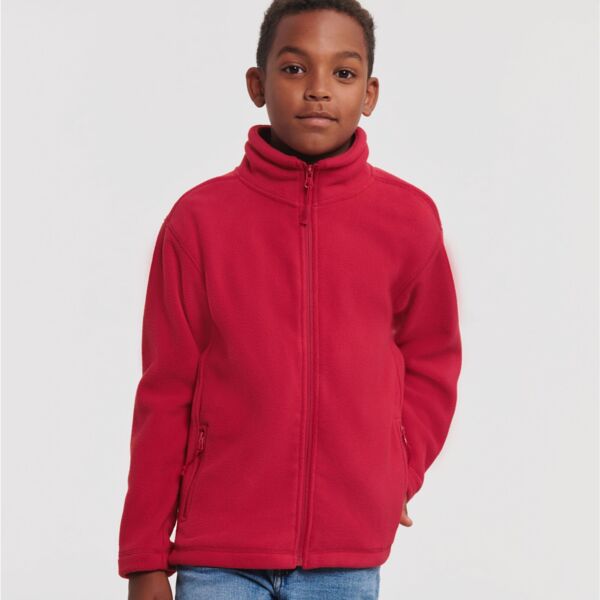 Russell Kids Full Zip Outdoor Fleece 8700B Kids Full Zip Outdoor Fleece Thumbnail