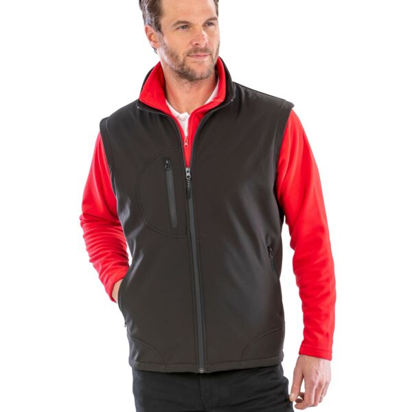 Result Recycled 3 Layer Softshell Bodywarmer R123X Recycled 3 Layer Softshell Bodywarmer Thumbnail