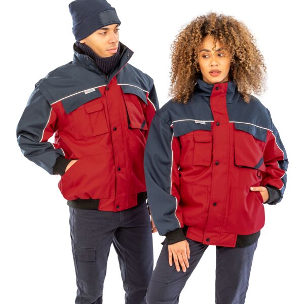 Result Work-Guard Zip Sleeve Heavy Duty Jacket R71X Zip Sleeve Heavy Duty Jacket Thumbnail