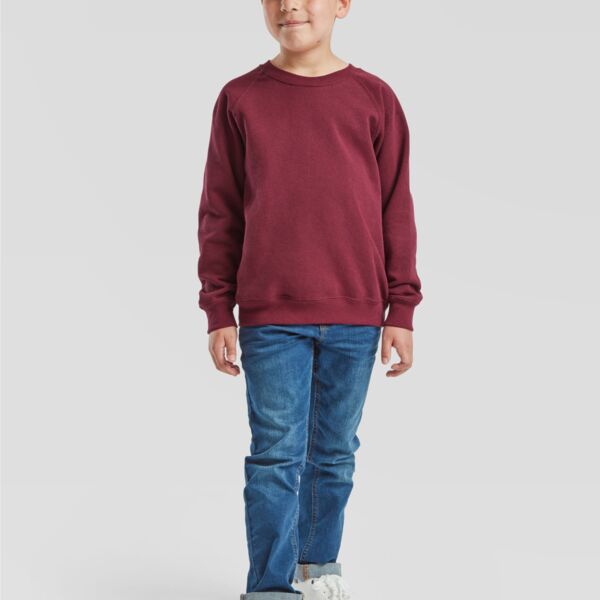 Fruit of the Loom Kid's Classic Raglan Sweat 62039 Kid's Classic Raglan Sweat Thumbnail