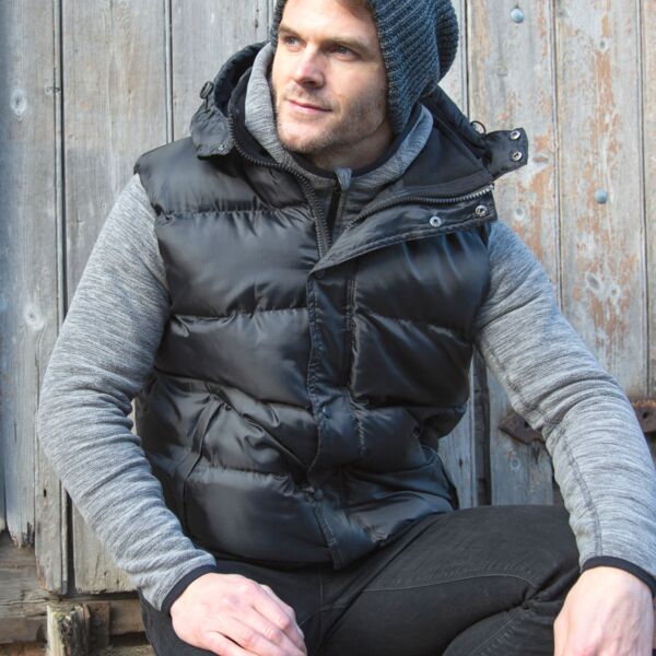 Result Core Nova Lux Padded Hooded Gilet R223X Nova Lux Padded Hooded Gilet Thumbnail