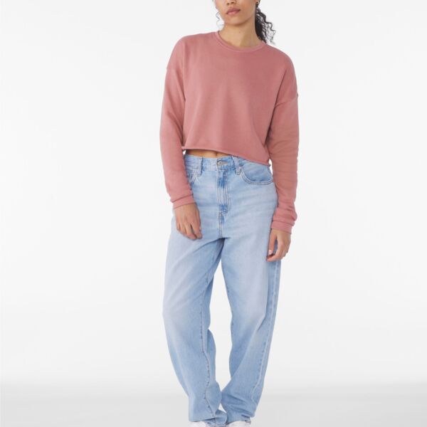 Women's Cropped Crew Fleece Thumbnail